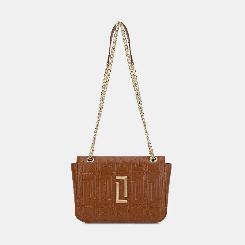 Lavie Luxe Caroline Tan Medium Women's Slingbag