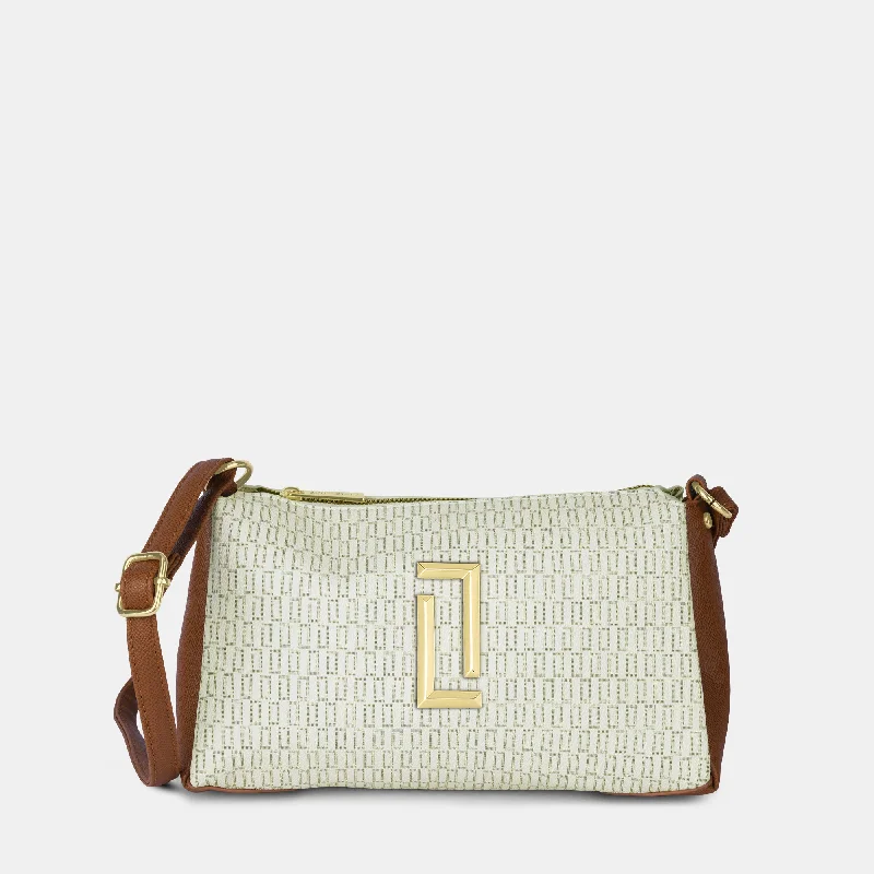 Lavie Luxe Mono Tory Off White Medium Women's 3C Sling