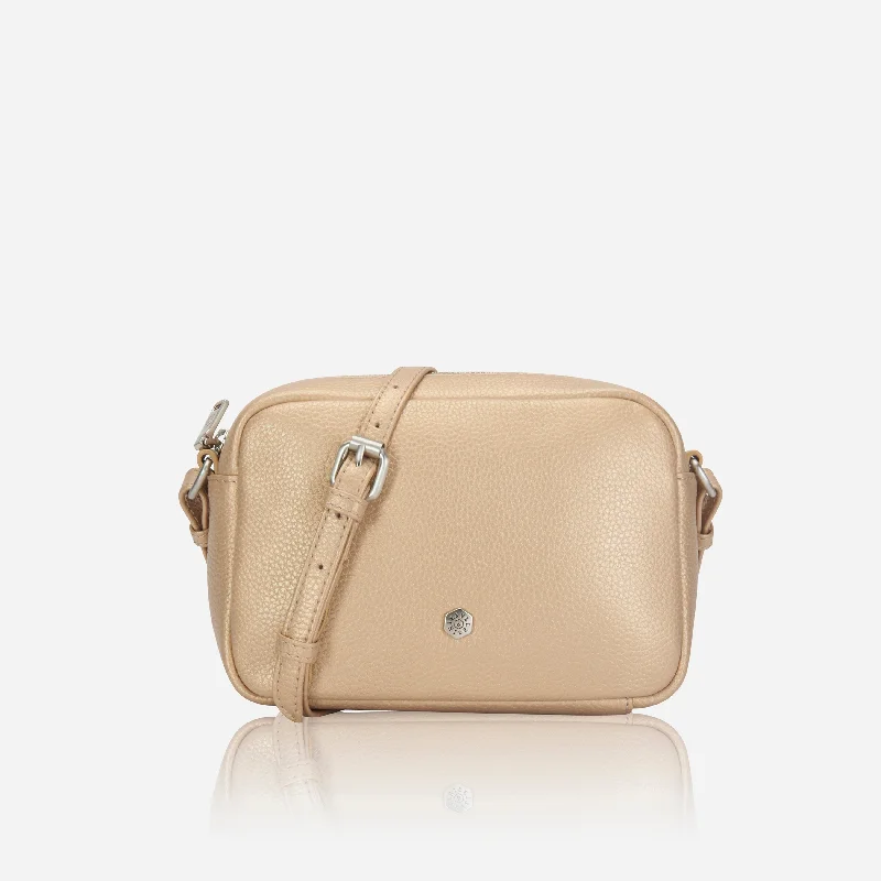 Small Crossbody, Metallic Gold