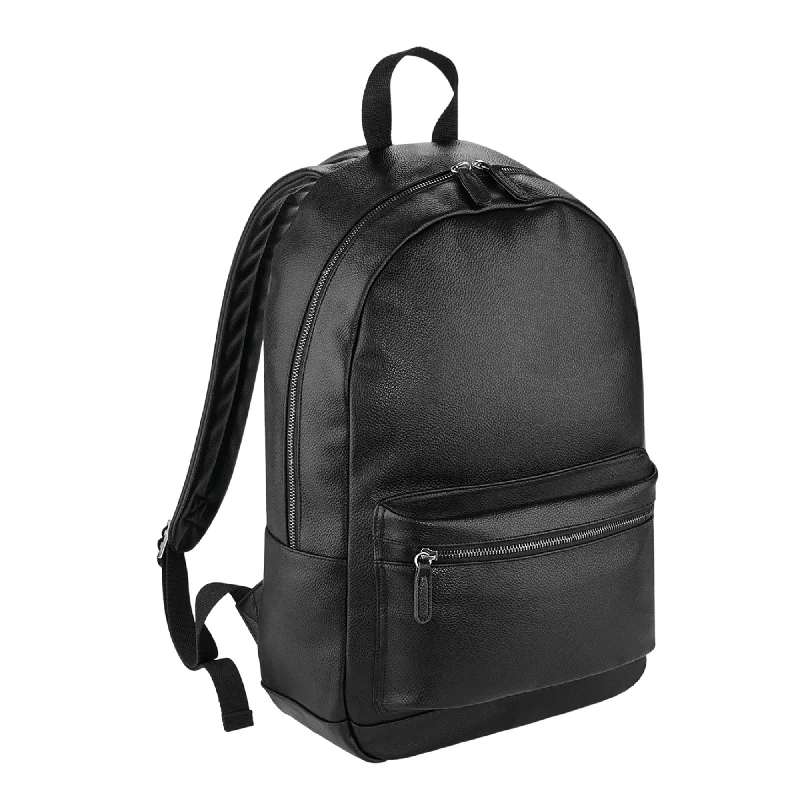 Bagbase Unisex Adult Faux Leather Backpack