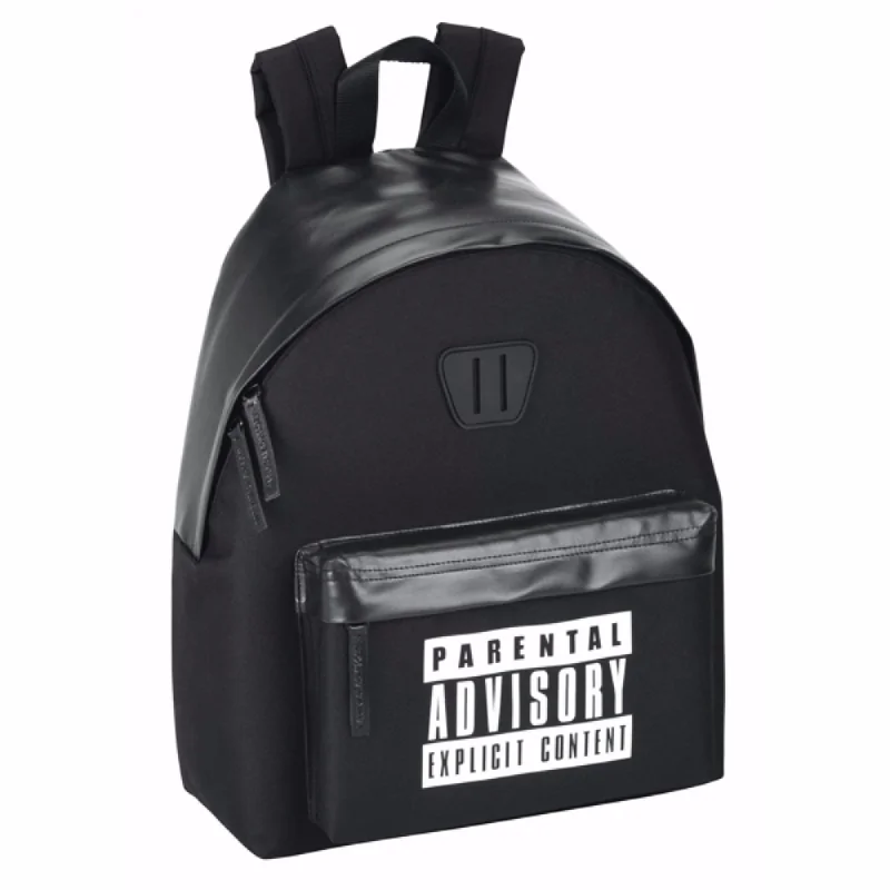 Children/Youth Parental Advisory Logo Design Backpack