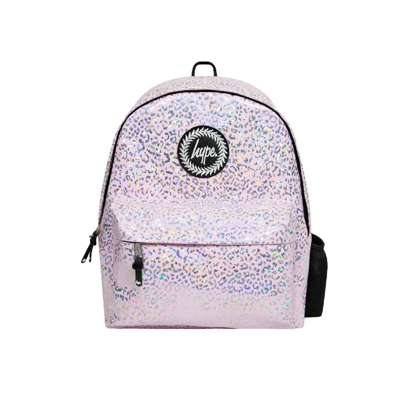 Hype Holographic Leopard Backpack