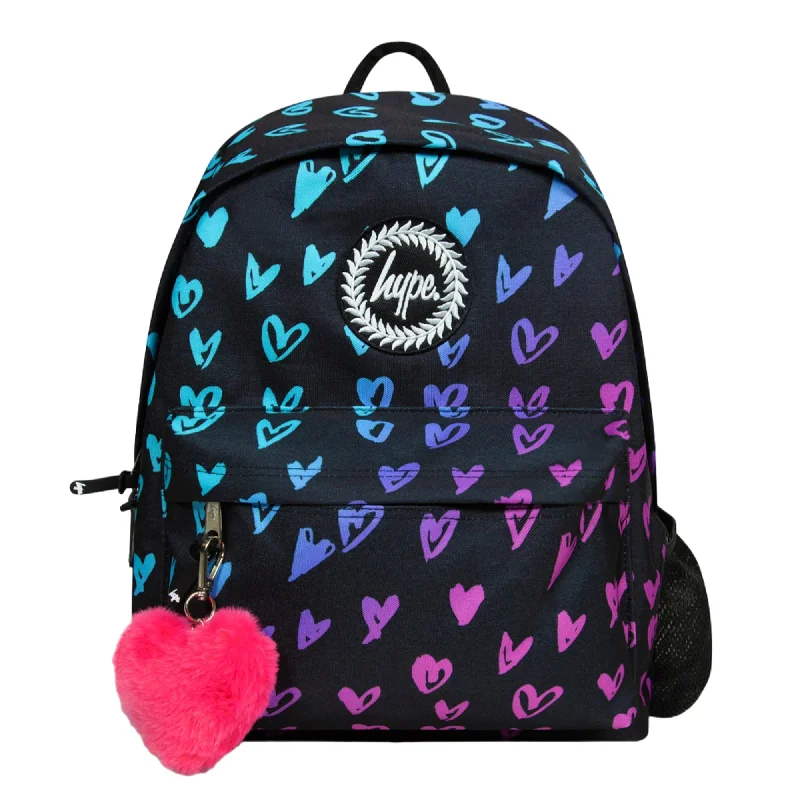 Hype Scribble Heart Backpack