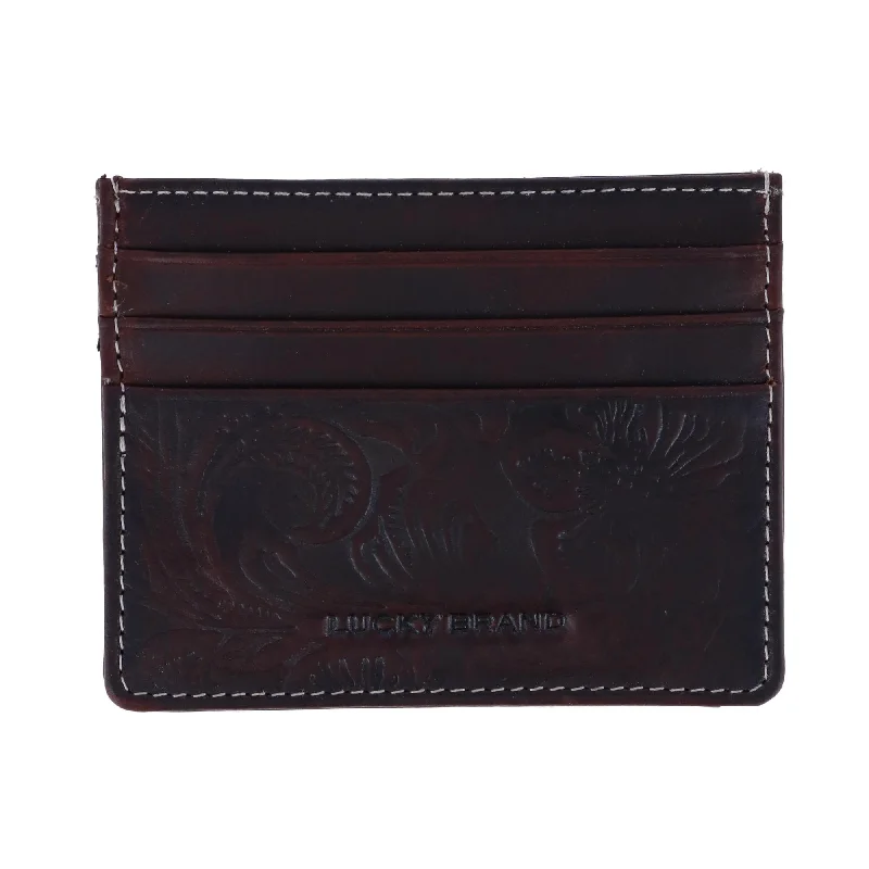 Lucky Brand Men's Western Embossed Card Case