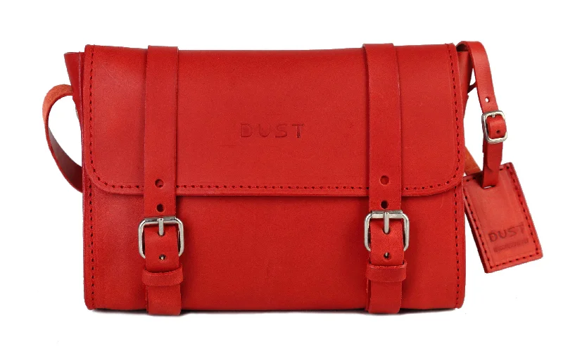 Mod 134 - Bag Cuoio Red made with Tuscan Vegetable-Tanned Leather