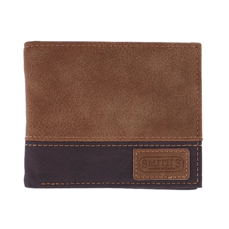 Smith's Workwear Men's Two Tone Passcase Wallet