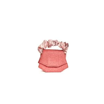 Laia Micro Fish Leather Bag in Old Rose