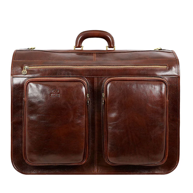 Leather Garment Bag - The Big Sleep