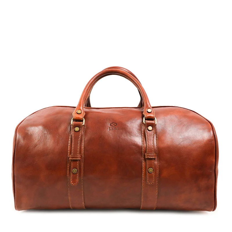 Leather Duffel Bag, Weekender Bag - Song of Solomon