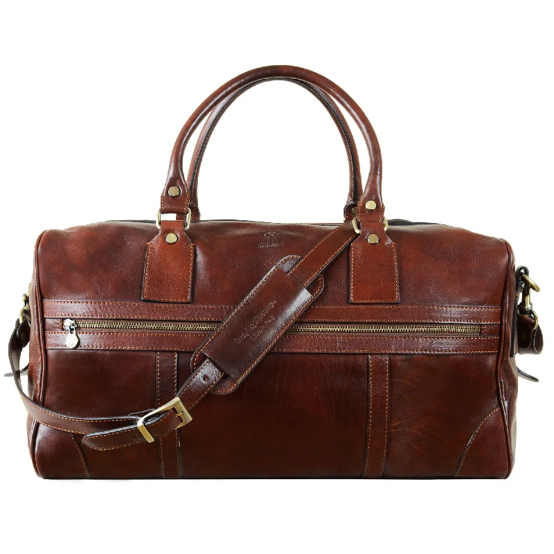 Leather Duffel Bag - To the Lighthouse