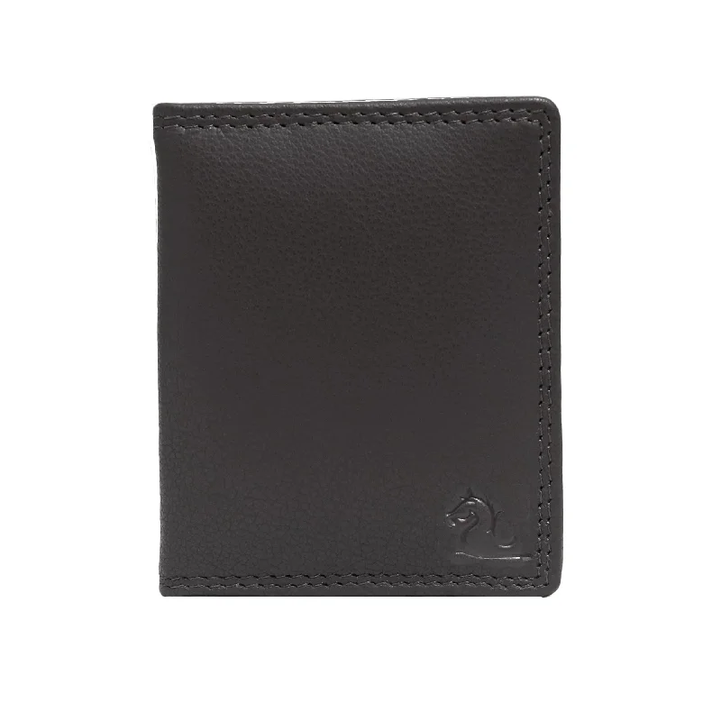 13084 Black Leather Card Holder for Men and Women