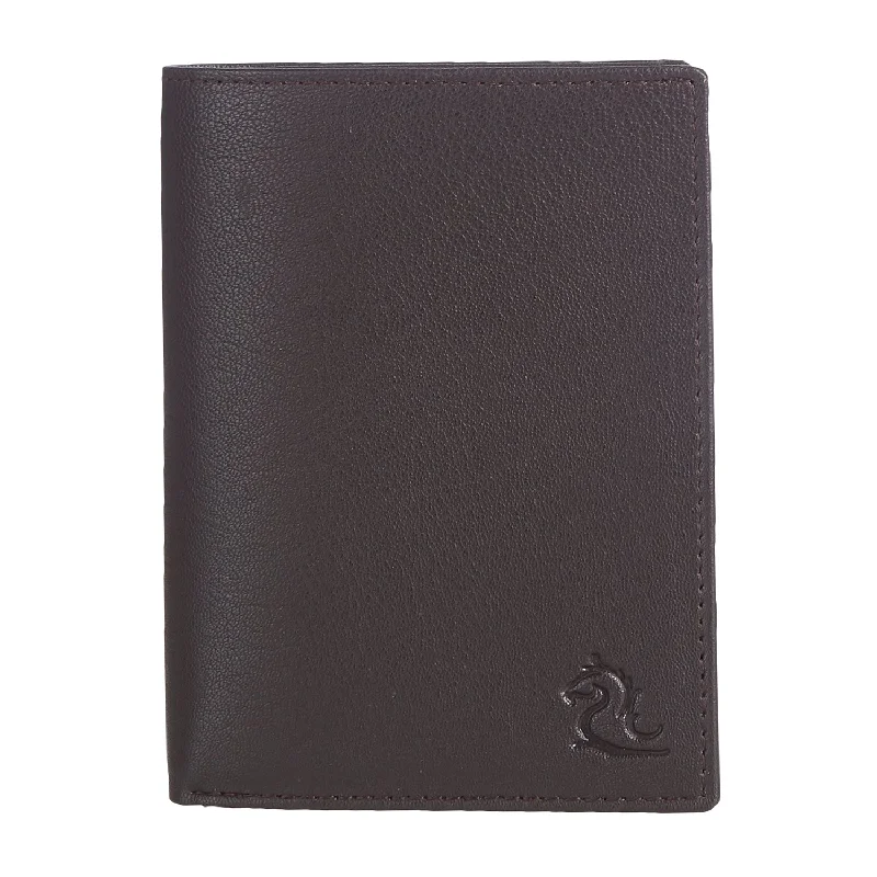 13096 Brown Leather Card Holder for Men and Women