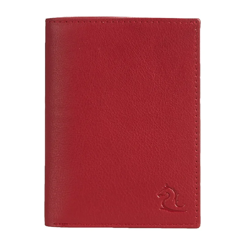 13096 Cherry Leather Card Holder for Men and Women