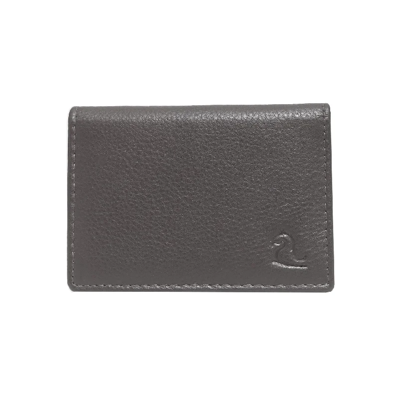 14033 Brown Leather Card Holder for Men and Women