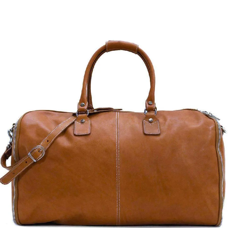 Floto Leather Parma Garment Duffle Bag