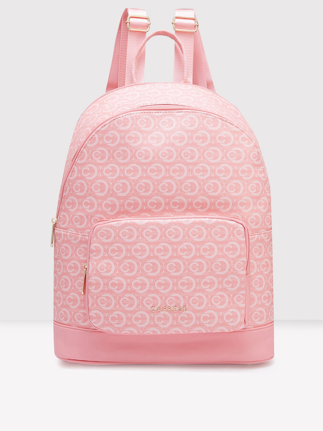 Caprese Cleo Laptop Backpack Large Light Pink