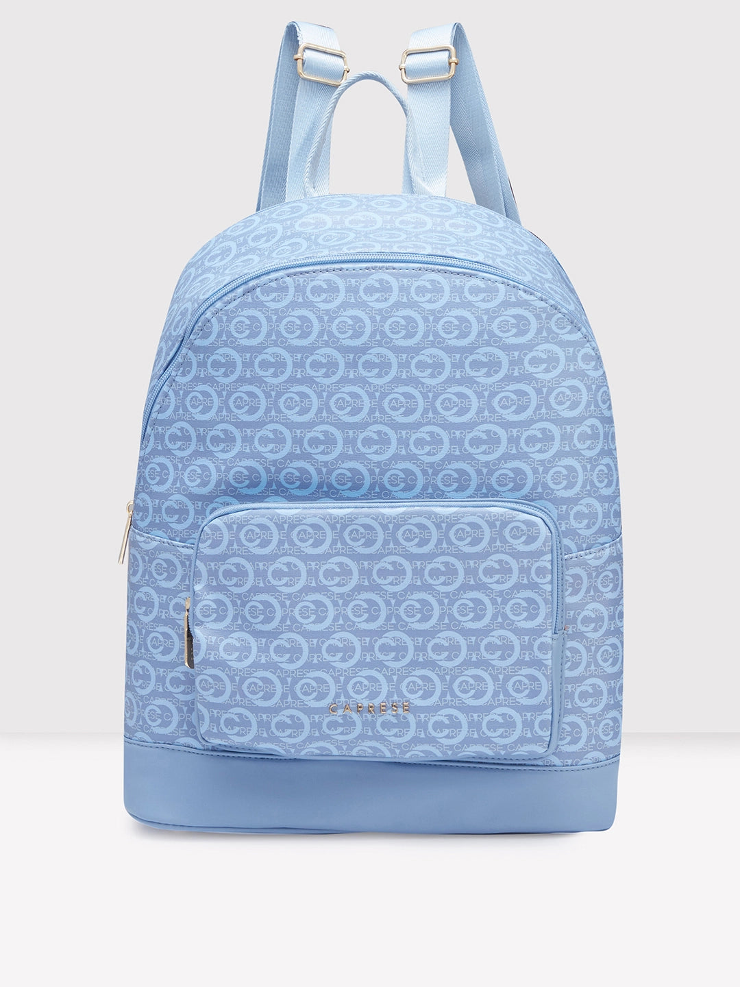 Caprese Cleo Laptop Backpack Large Powder Blue