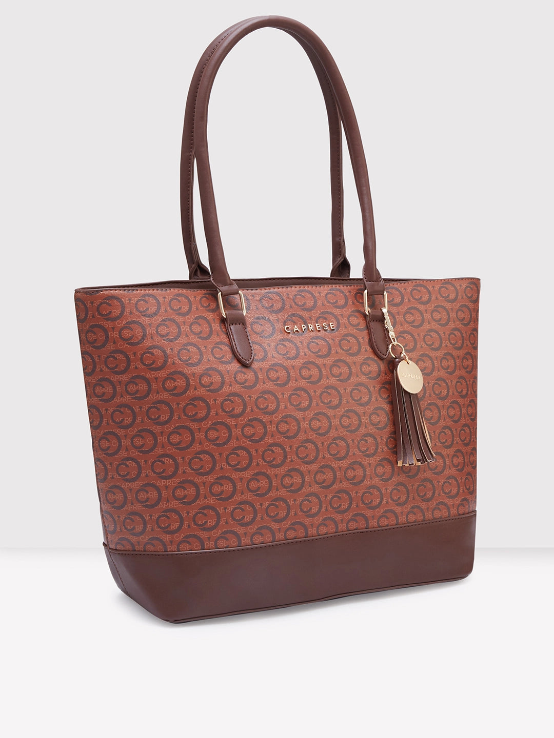 Caprese Cleo Laptop Tote Large Brown