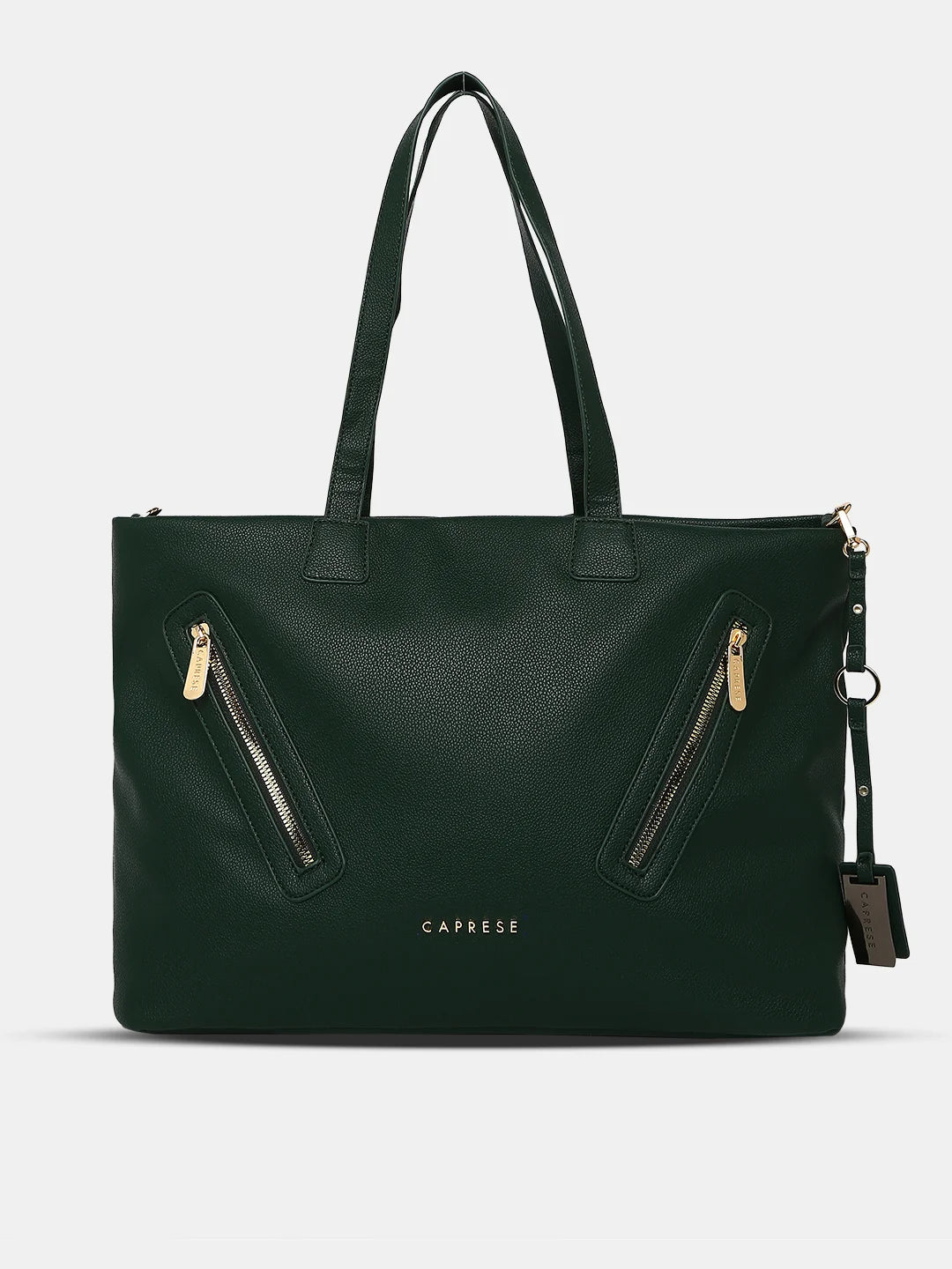 Caprese Lilith Laptop Tote Large Green