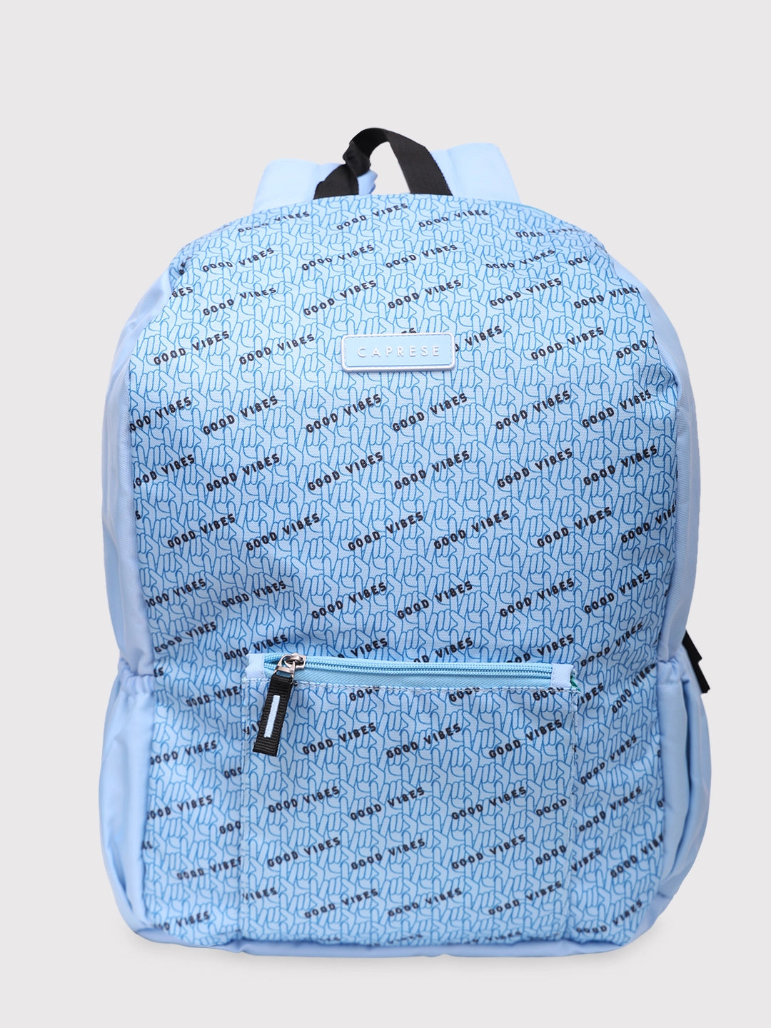 Caprese Zoe Laptop Backpack Large Light Blue