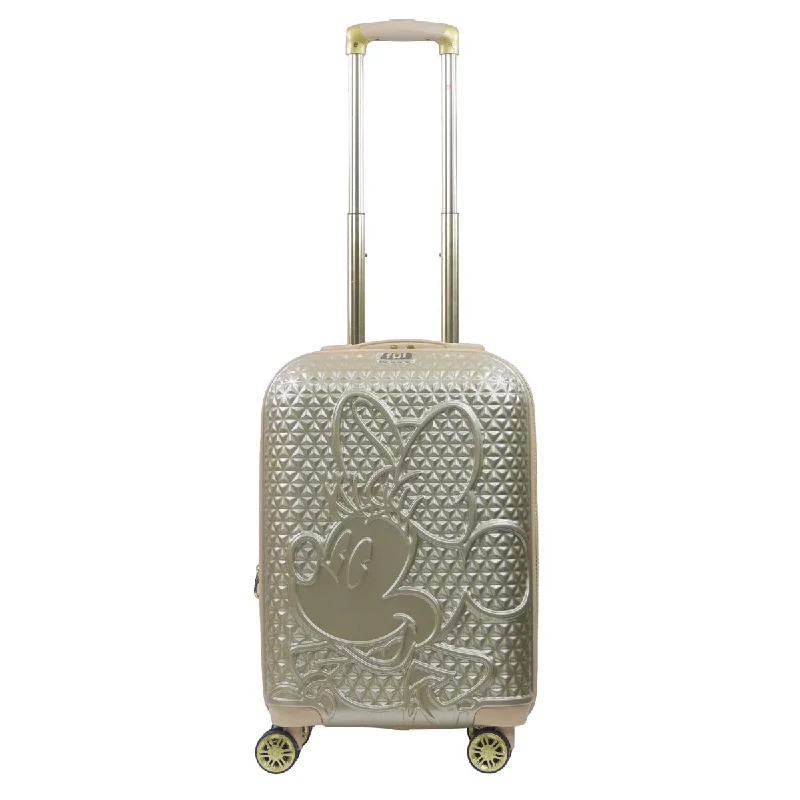 Disney Minnie Mouse FŪL 22.5"" Luggage Spinner Taupe