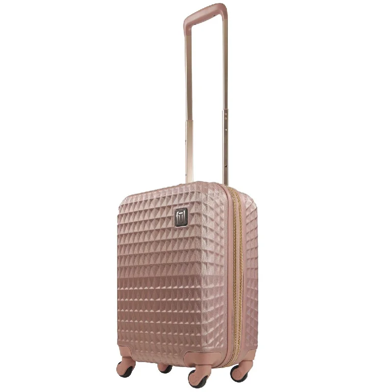 Geo 22"" Carry-on Expandable Spinner Rose Gold