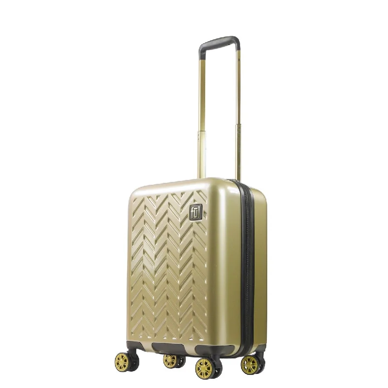 Ful Groove 22"" Expandable Hardside Spinner luggage, Gold