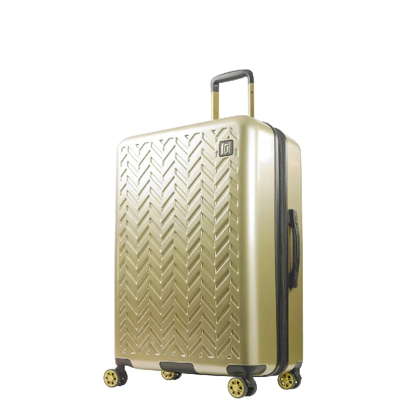 Ful Groove 31"" Expandable Hardside Spinner Luggage, Gold