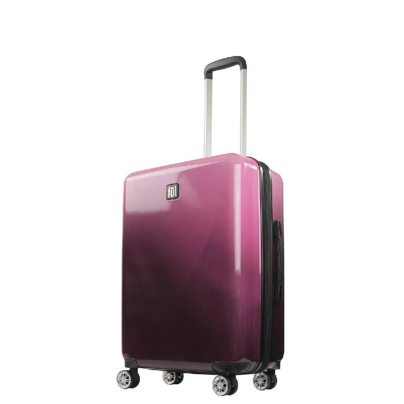 Ful Impulse Ombre Hardside Spinner 26"" Luggage, Pink