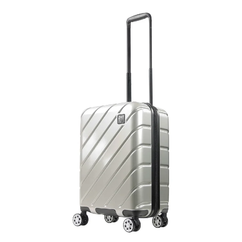 Ful Velocity 22"" Expandable Hardside Spinner Luggage, Silver