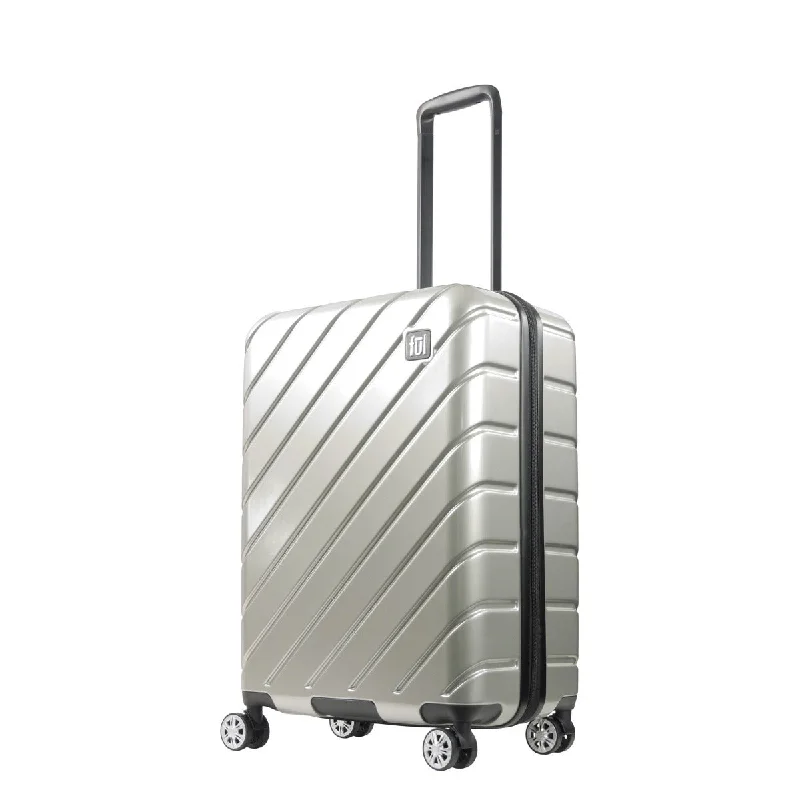 Ful Velocity 27"" Expandable Hardside Spinner Luggage, Silver