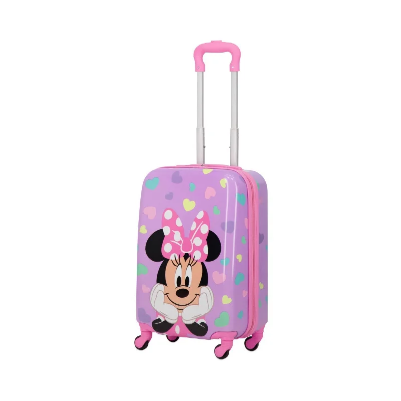 Disney Minnie Mouse Hearts All Over Kids 21"" Luggage