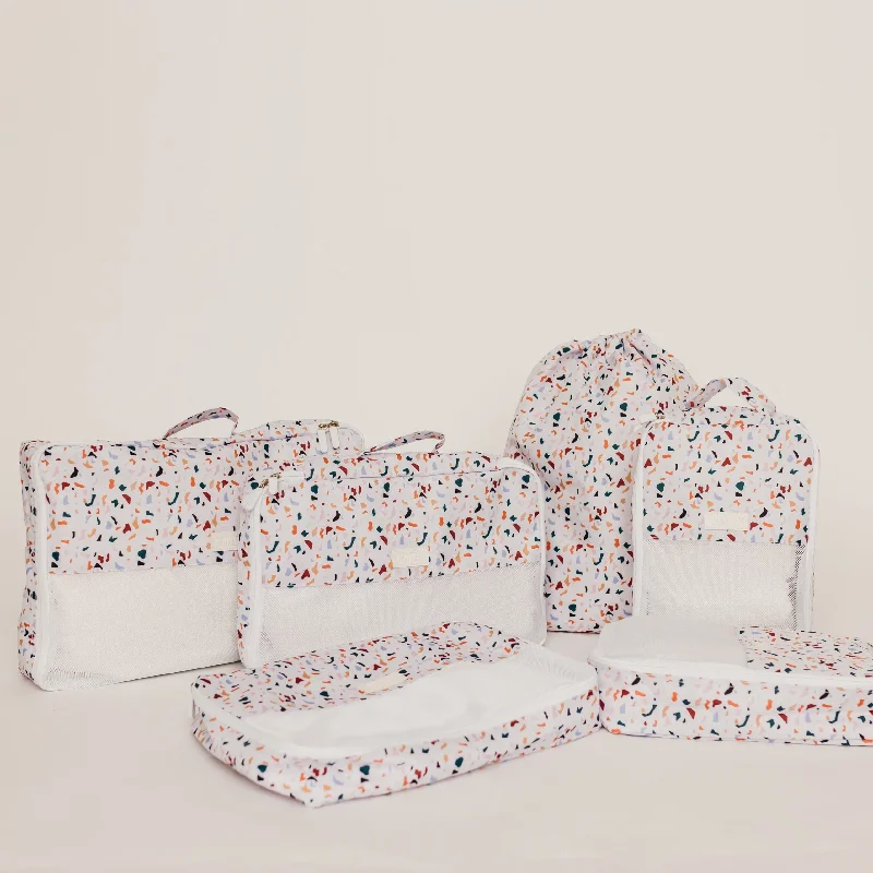 Terrazzo Packing Cube Set