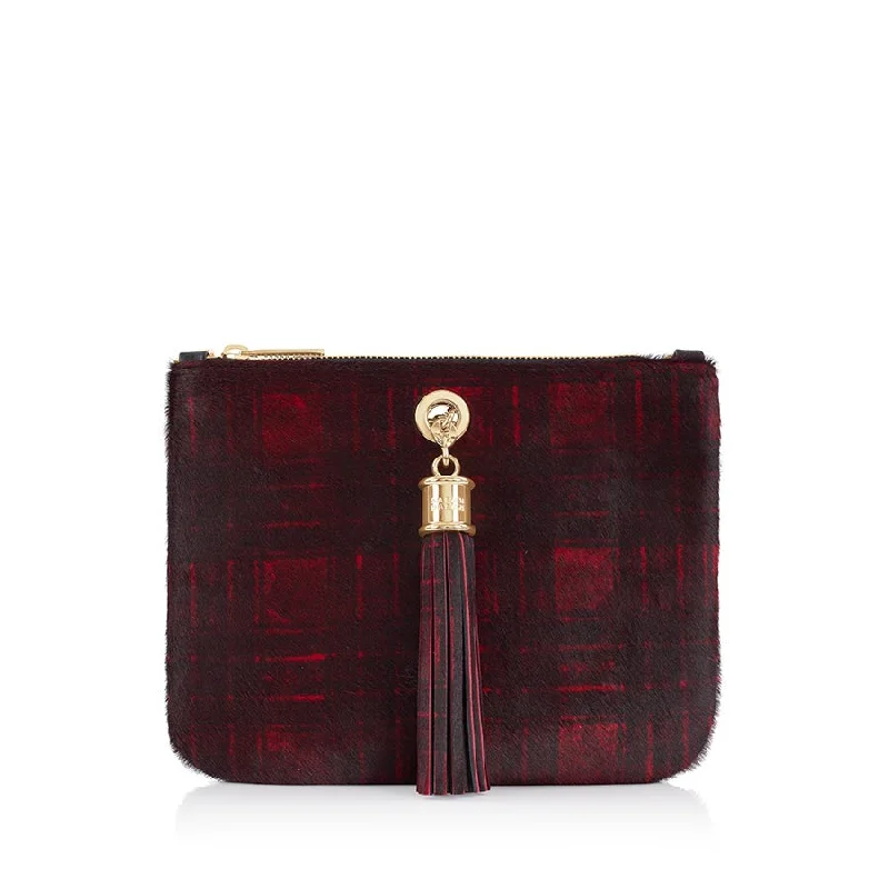 Gold / Red Tartan