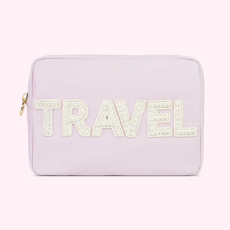 Lilac Travel Large Pouch