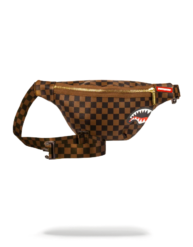 Sprayground Waist bag SHARKS IN  PARIS CROSSBODY Brown