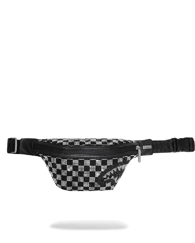 Sprayground Waist bag TRINITY CHECKERED CROSSBODY Black