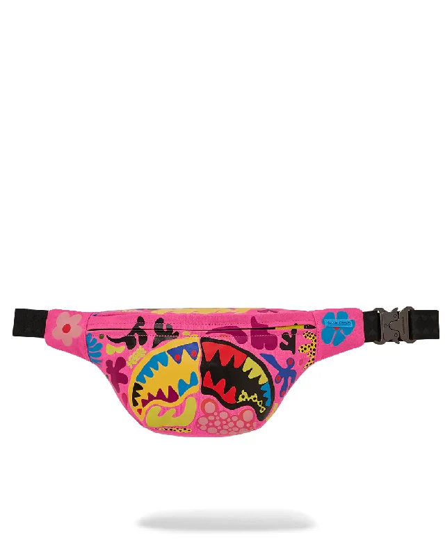 Sprayground Waist bag WILD FLORA SAVVY CROSSBODY  Fuchsia